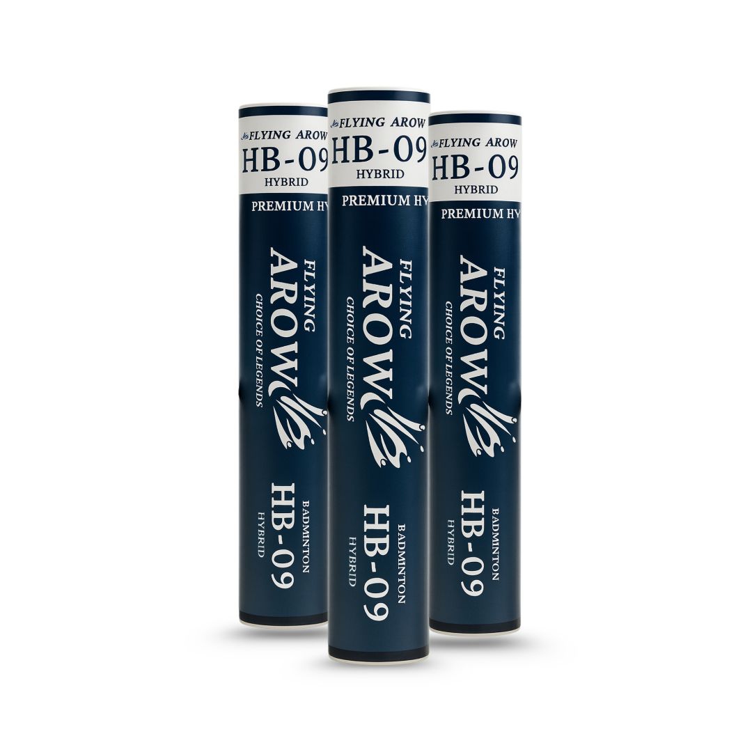 Flying Arow HB-09 Hybrid 3in1 Shuttlecock Pack of 3 Tubes