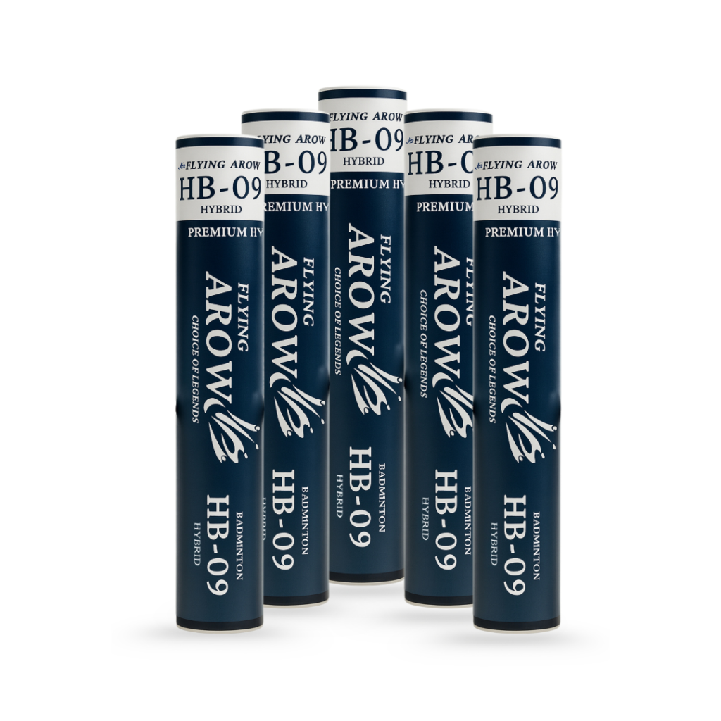 Flying Arow HB-09 Hybrid Shuttlecock 5 Pack (Best Value Bulk)