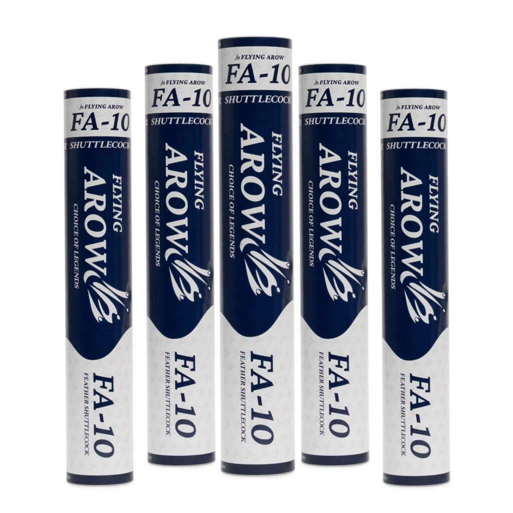 FA-10 feather shuttlecock pack of 5
