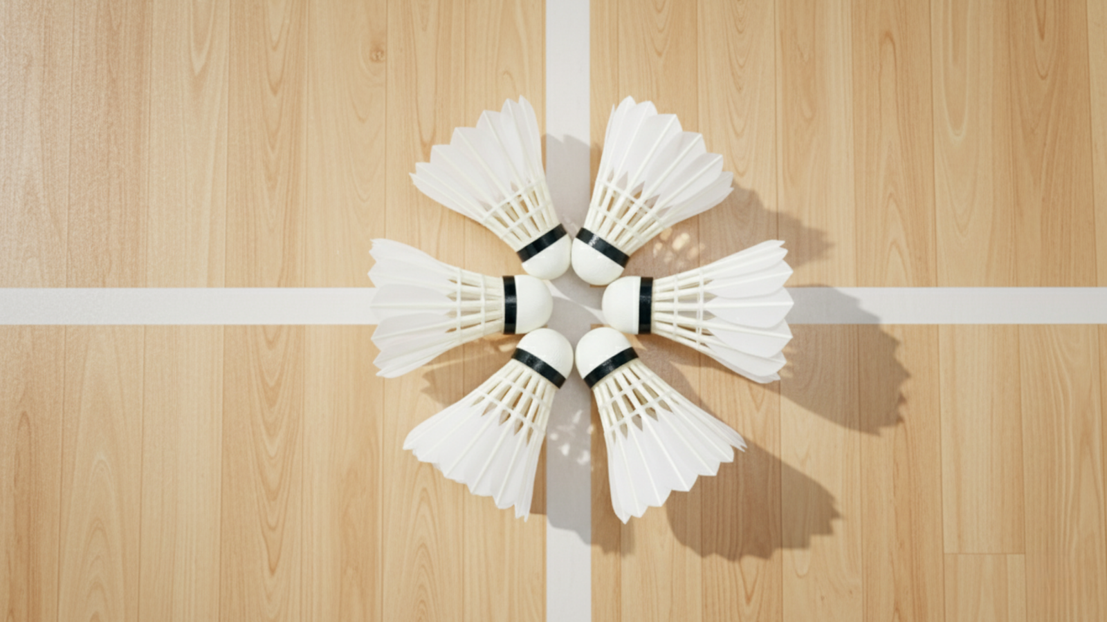 FA-10 feather shuttlecock set of 12 durable shuttlecocks