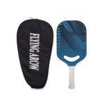 Flying Arow Airstream 16mm Carbon Fibre Pickleball Paddle Blue With Cover