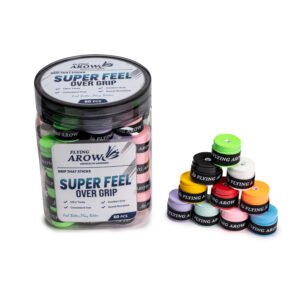 Flying Arow Super Feel Over Grip – 60 Pcs Jar (Mix Colors)