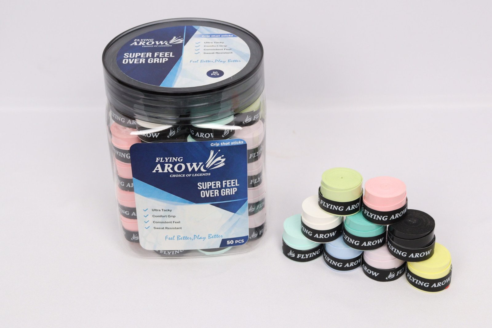 Flying Arow Super Feel Over Grip 50 Pcs Jar