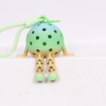 pickleball keychain assorted colors