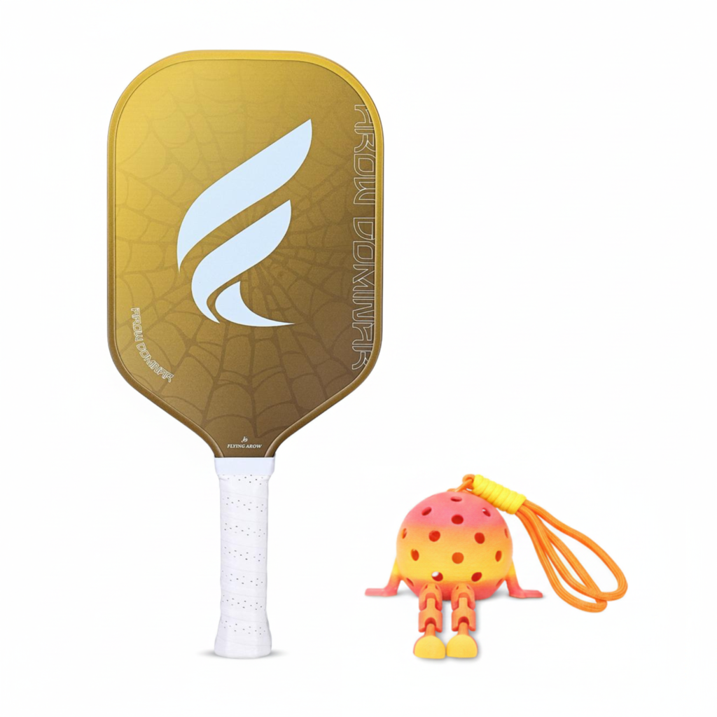 Flying Arow Arow Dominar carbon fibre pickleball paddle combo