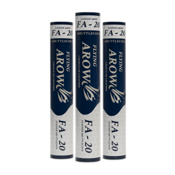 FlyingArow FA-20 Premium Feather Shuttlecock Pack of 3